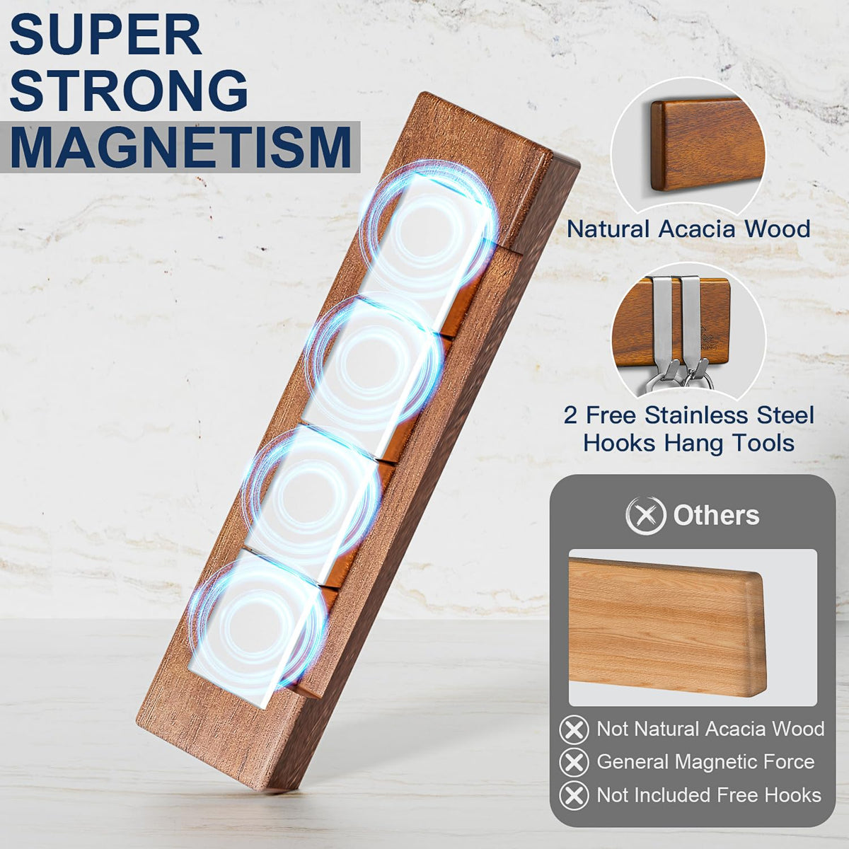 ENOKING 3-in-1 installation system supports fridge, smooth surfaces, or screw-mount.