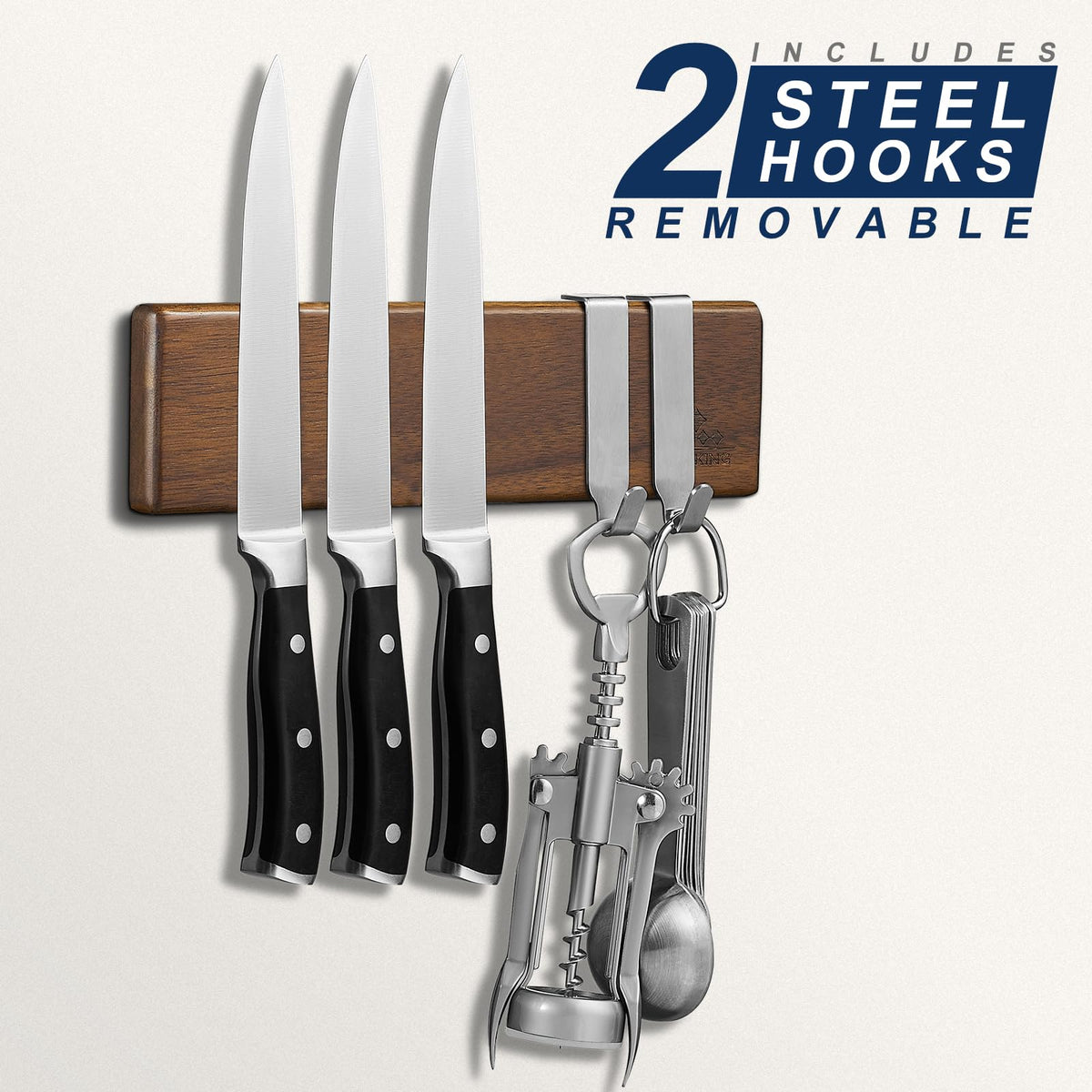 ENOKING full-length magnetic core provides secure hold from end to end.