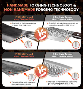 ENOKING full-tang construction with triple rivets for better balance.