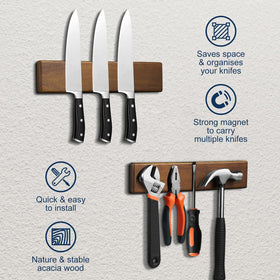 ENOKING multipurpose organizer with hooks for scissors, keys, or towels.