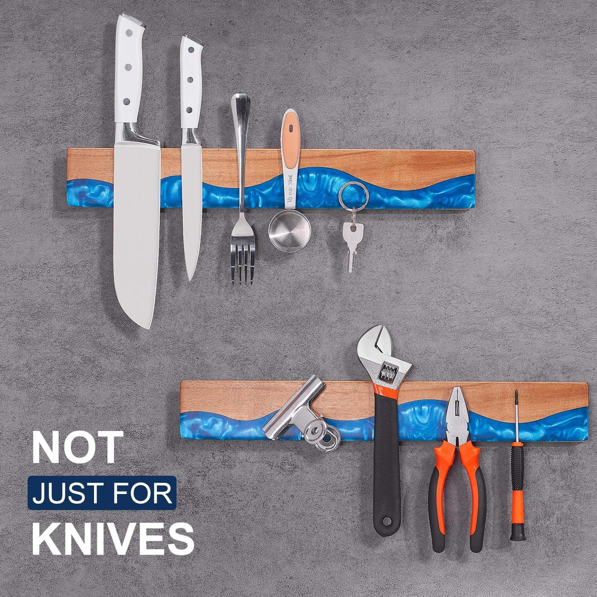 ENOKING strong magnetic hold keeps knives securely in place during daily tasks.