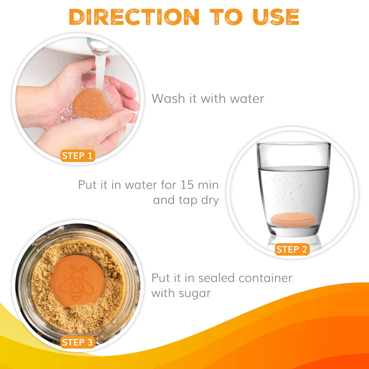 ENOLVO Natural Moisture Control stone releases balanced humidity to maintain texture.