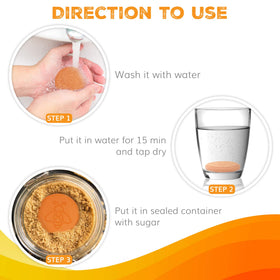 ENOLVO Natural Moisture Control stone releases balanced humidity to maintain texture.