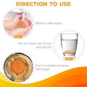 ENOLVO terracotta sugar saver disc is easy to activate and refreshes supplies.