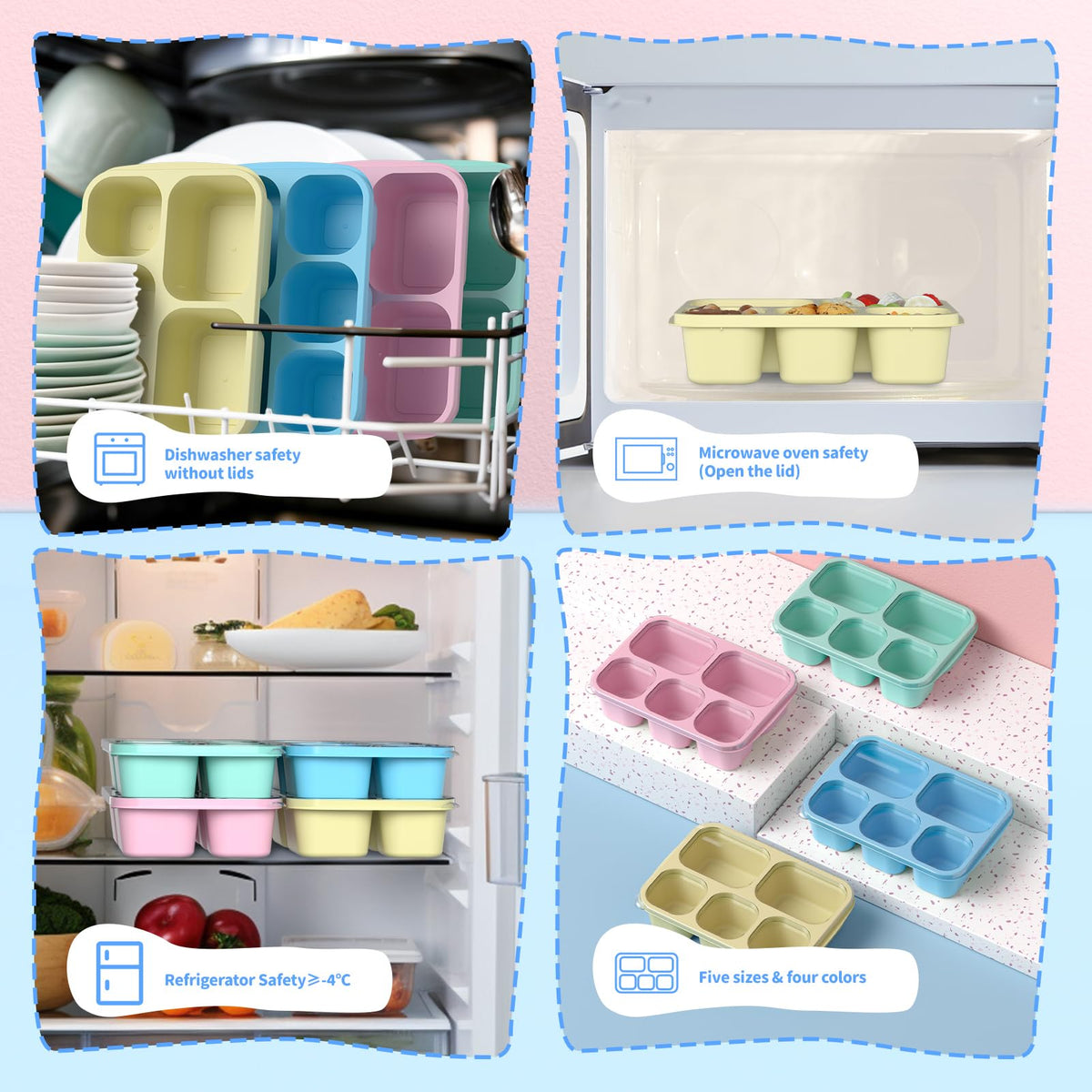 Enstphjoy bento 32oz capacity for full meals