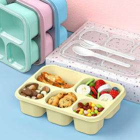Enstphjoy lunchbox macaroon colors with transparent lid