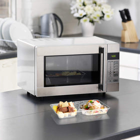 Enther BPA-free microwave-safe design heats meals safely in minutes.
