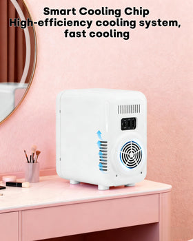 Enventor Mini Skincare Fridge dimmable LED light for precise makeup