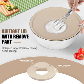 ENVTEK 304 stainless steel bowls showing durable, rust-resistant performance.