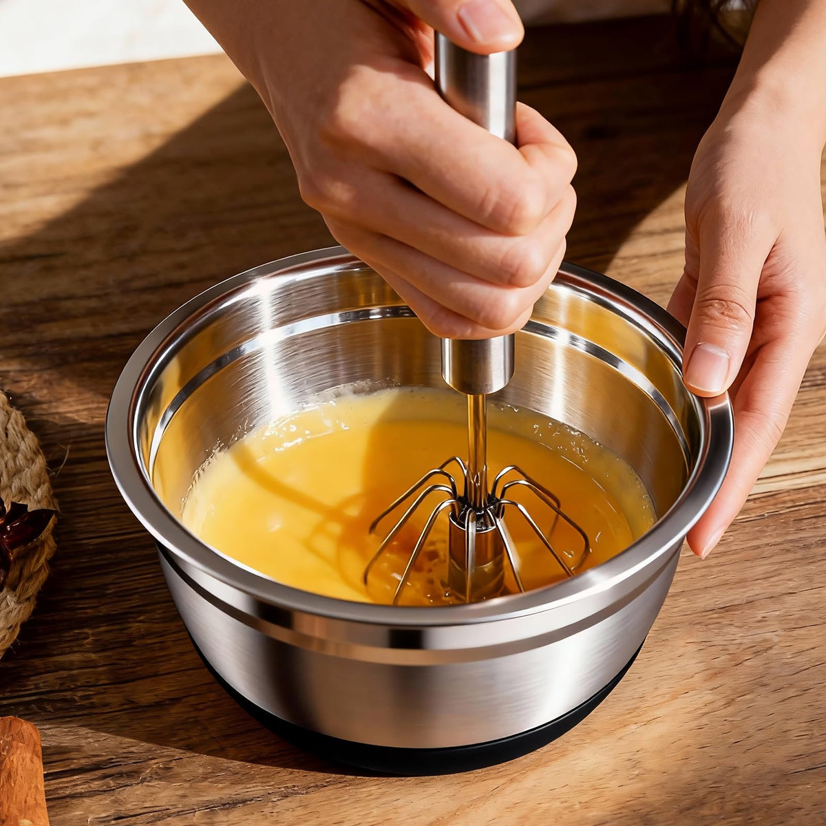 ENVTEK 4-sided grater included for quick prep tasks.