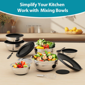 Envtek dishwasher-safe bowls simplify cleanup after cooking and baking