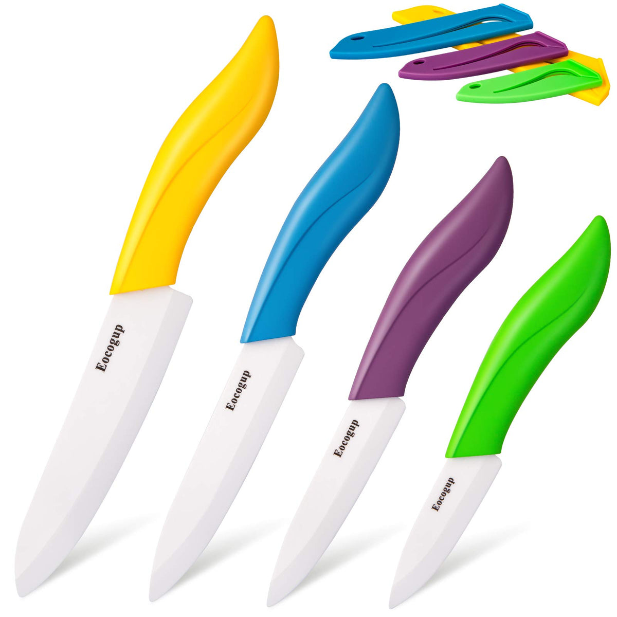 Eocogup paring knife 3-inch blade for precise peeling.