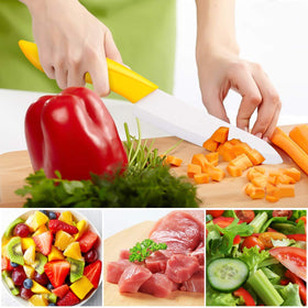 Eocogup color sheath set protects blades and prevents cross-contact.
