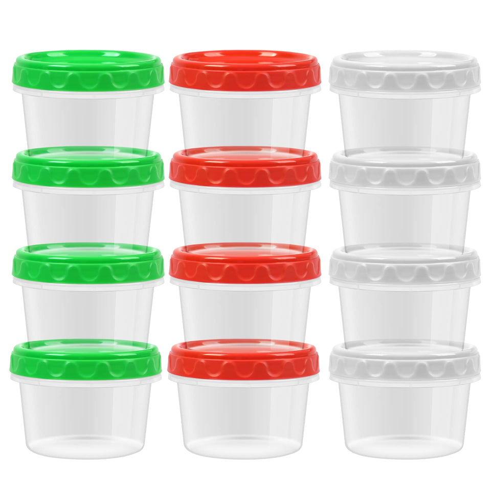 EONJOE 8oz freezer container with stackable lid for organized pantry storage