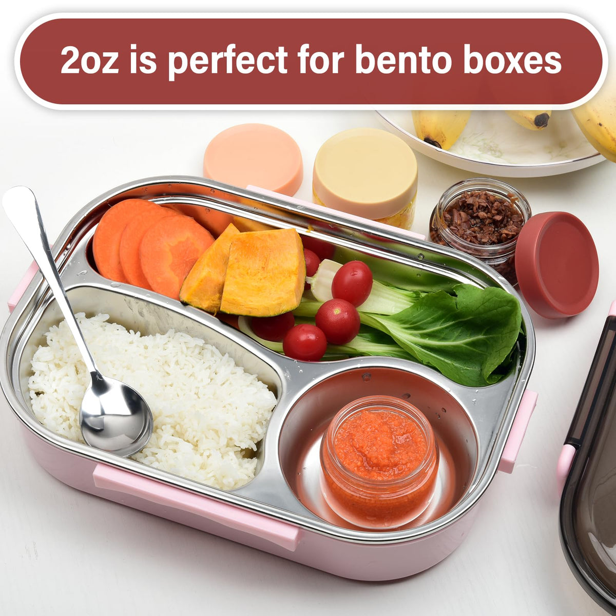 EONJOE airtight silicone-sealed lid keeps dressings fresh