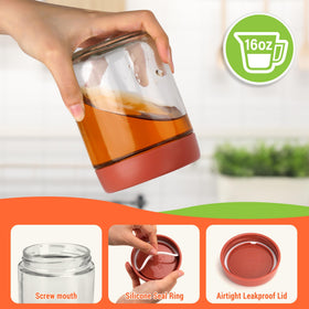 EONJOE kitchen storage jar for salads, oats, and snacks.