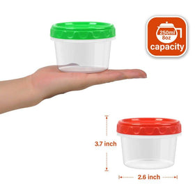 EONJOE meal prep bowls in 1 cup size support easy daily portion planning.