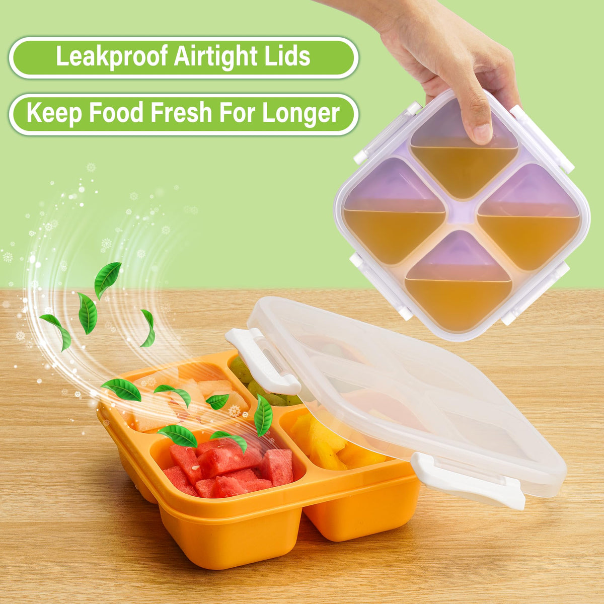 EONJOE Snackle Box is dishwasher safe for easy cleanup.