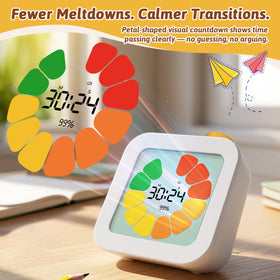 EooCoo timer displays a clear digital readout for predictable routines.