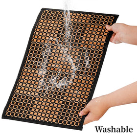 Eorbow bamboo placemats heat-resistant protection for furniture and spills.