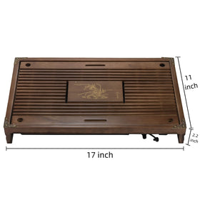 Eorbow tea tray water storage drawer demonstrates ample capacity