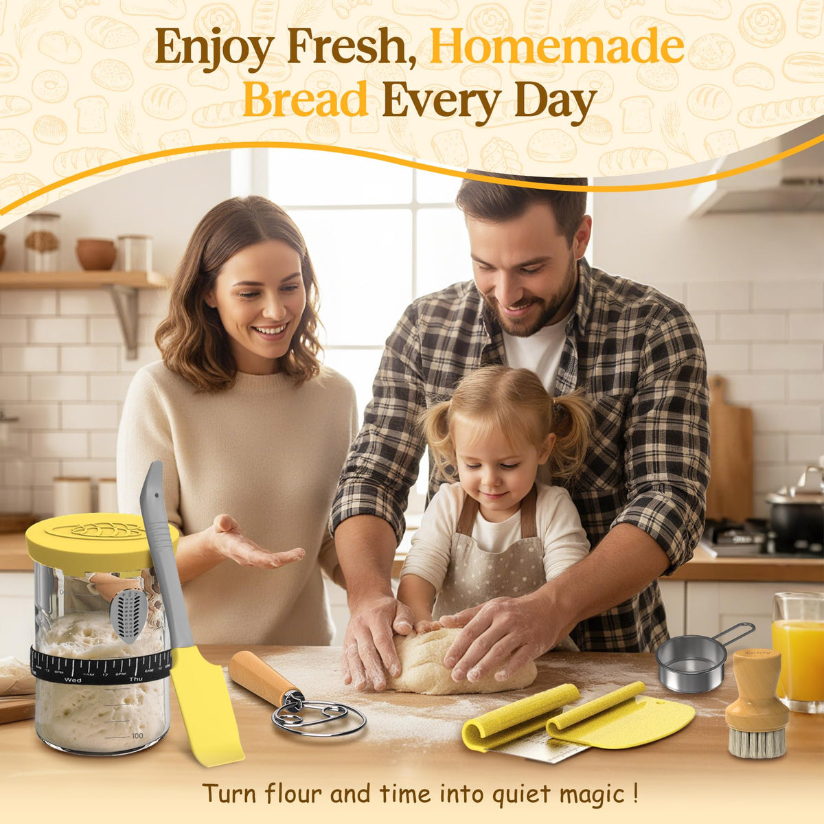 EOSIFY cotton rope banneton elevating dough shaping and crust quality