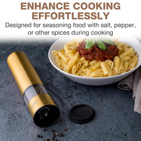 Eparé brass mill enables one-handed operation for easy seasoning