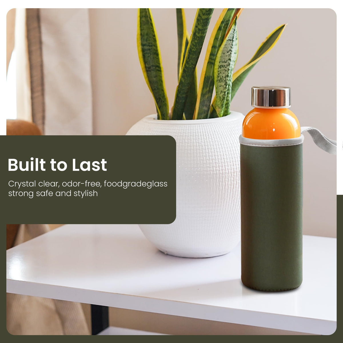 Epica six-color sleeve set adds style and insulation for your glass bottles.