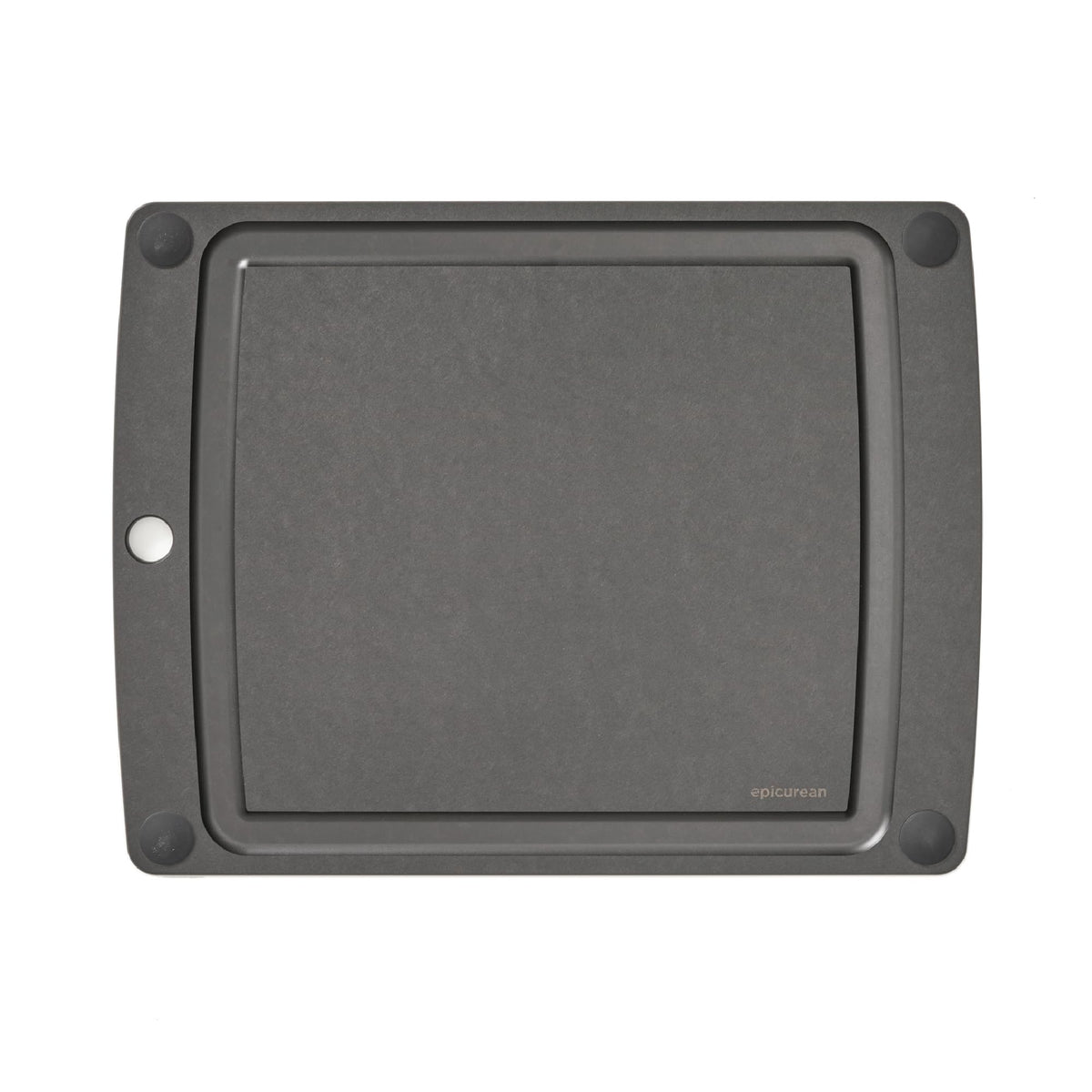 Epicurean All-In-One Cutting Board slate surface with juice groove for mess-free prep