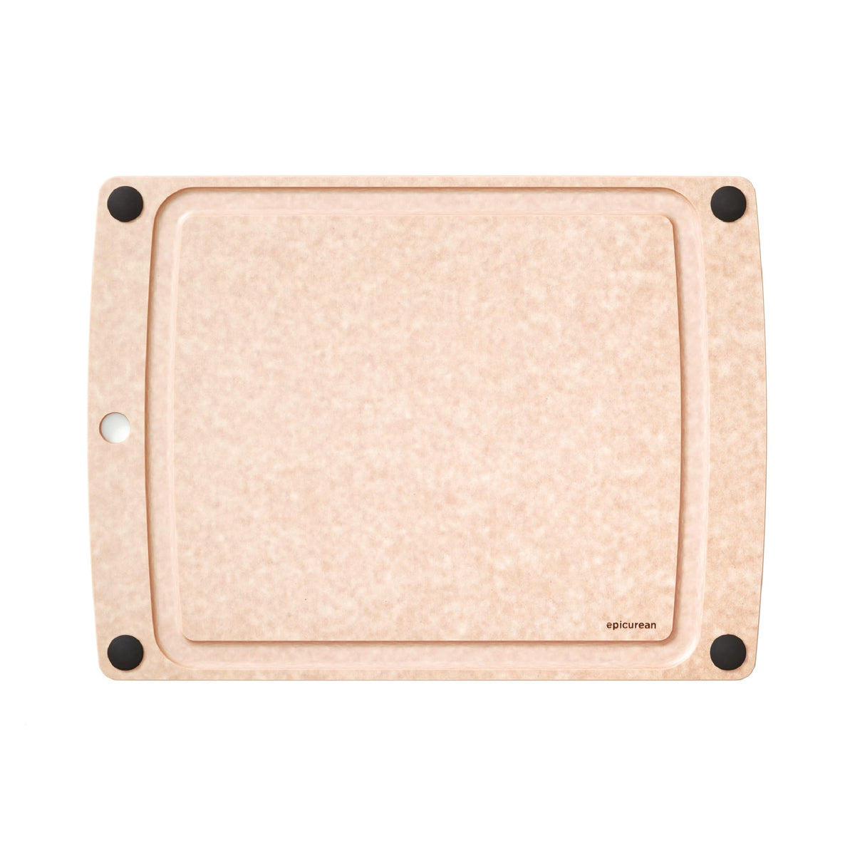 Epicurean all-in-one cutting board, top view for efficient chopping prep.