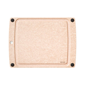 Epicurean all-in-one cutting board, top view for efficient chopping prep.