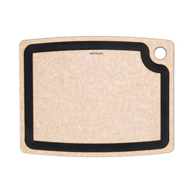 Epicurean Gourmet Series cutting board with juice groove catches liquids during chopping