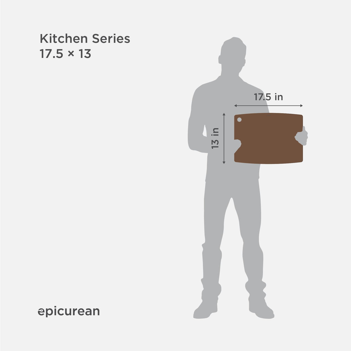Made in USA Epicurean Nutmeg cutting board emphasizes durability