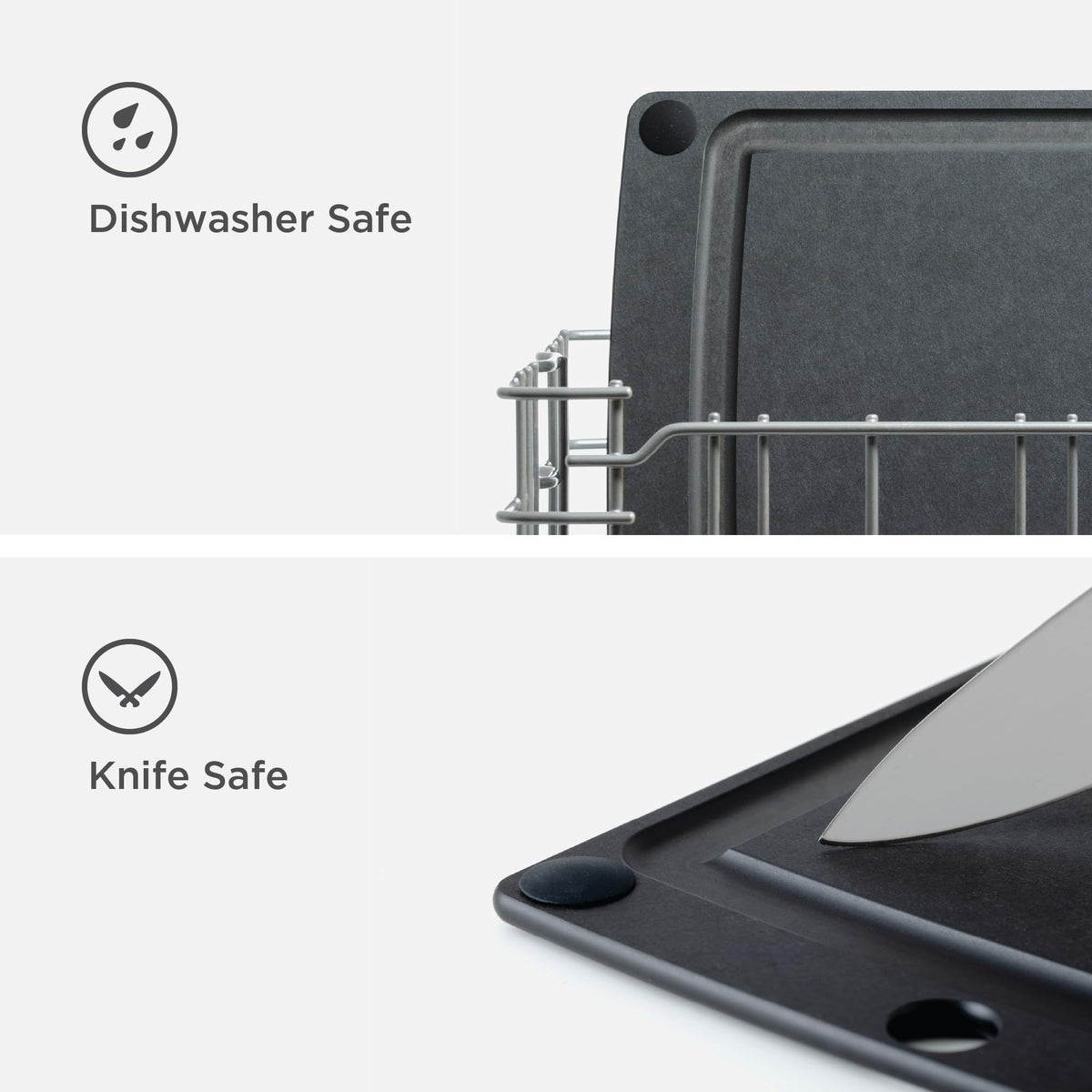 Epicurean All-In-One Cutting Board is USA-made with sustainable sourcing standards.