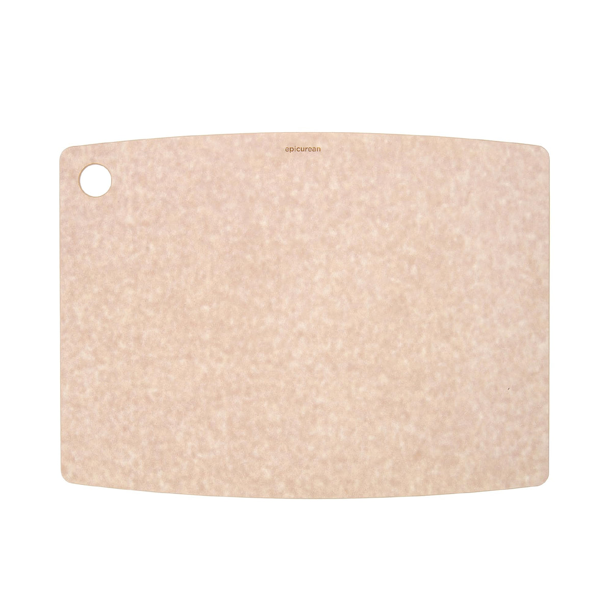 Epicurean Kitchen Series cutting board natural, top view, versatile prep surface for daily chopping.