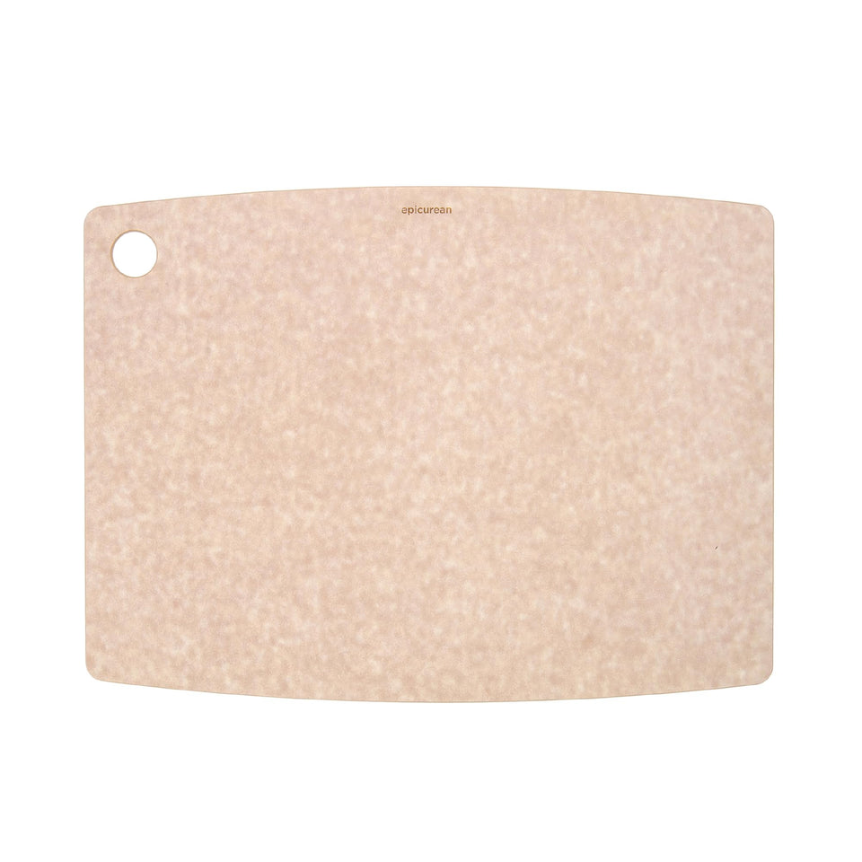 Epicurean Kitchen Series cutting board natural, top view, versatile prep surface for daily chopping.