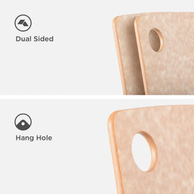 Epicurean board used as a hot-safe trivet, supporting heat up to 350°F.