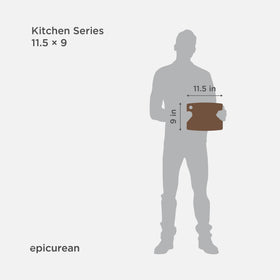 Epicurean Kitchen Series Nutmeg cutting board dishwasher safe for easy cleanup