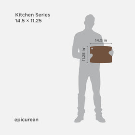 Made in the USA Epicurean Kitchen Series board with NSF certification.