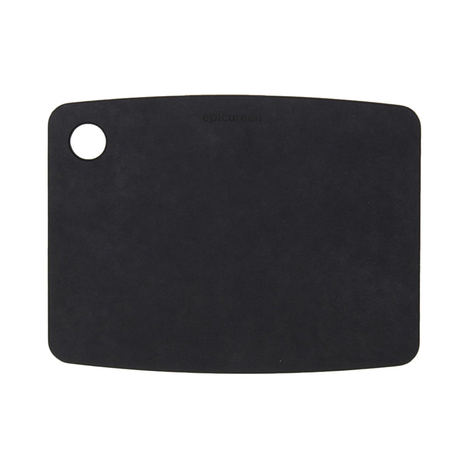 Epicurean Kitchen Series slate 8x6 dual-sided cutting board for versatile prep.