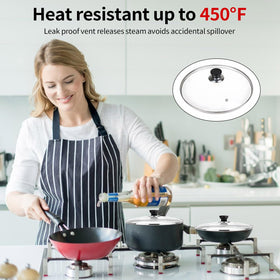 Eptcp glass lid traps steam while preserving flavors