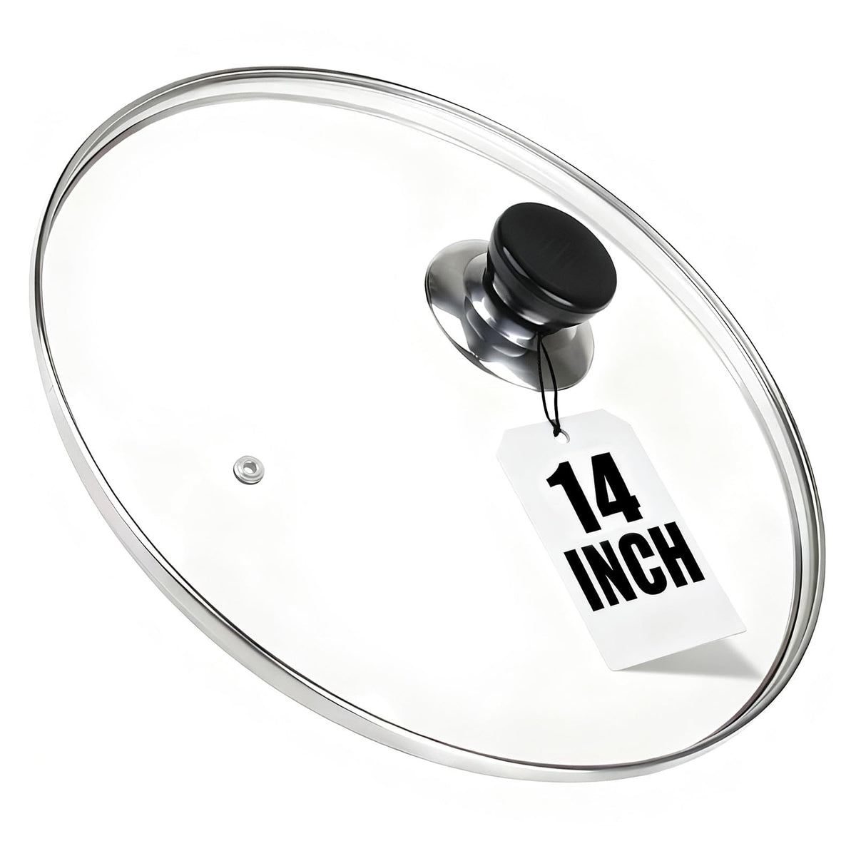 Eptcp 14 inch lid with tempered glass for clear monitoring while simmering