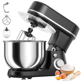 EQTLVFH 800W stand mixer with tilt-head for easy ingredient access during baking
