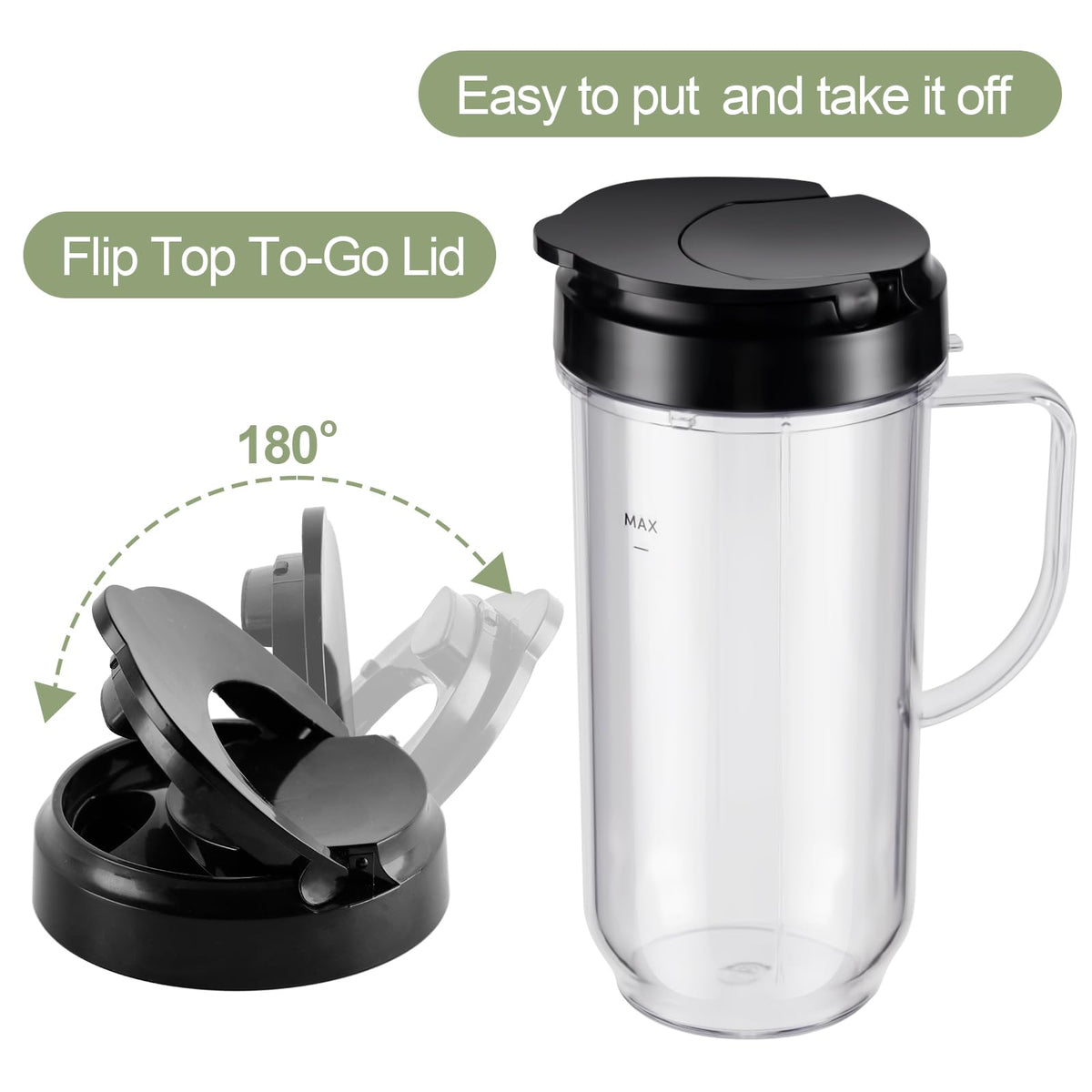 Equust dishwasher-safe blender cups simplify cleanup after batch smoothies or shakes