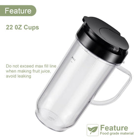 Equust two-pack 22oz cups with flip-top lids ideal for smoothies on the move