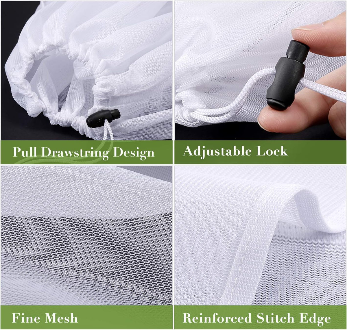 Eraturalky bag features an outside seam design for easier cleaning.