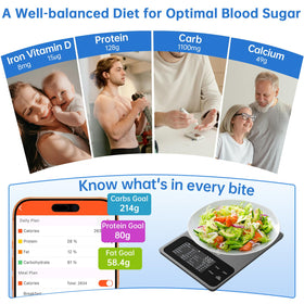 ERAVSOW kitchen scale helps with baking and meal prep accuracy.