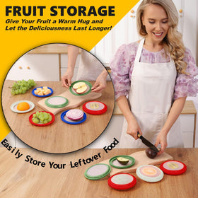 Erehere onion keeper with color-block design prevents spoilage