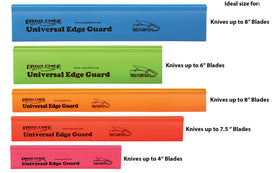 Ergo Chef edge guard for the 7.5-inch red utility knife safeguards the edge in transit.