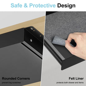 ERGO COLLECT rounded edges prevent bumps and scratches during use.